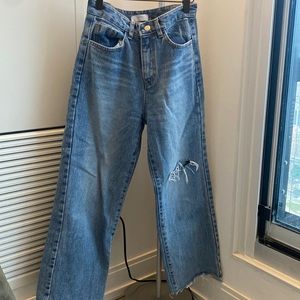 Oak + fort jeans size small